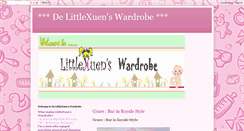 Desktop Screenshot of littlexuenwardrobe.blogspot.com