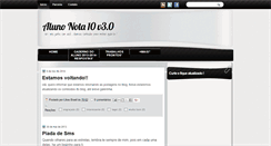 Desktop Screenshot of aluno-nota10.blogspot.com