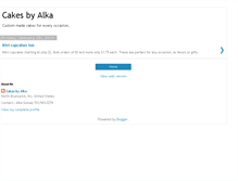 Tablet Screenshot of cakesbyalka.blogspot.com