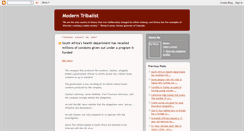 Desktop Screenshot of moderntribalist.blogspot.com