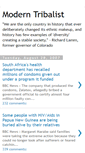 Mobile Screenshot of moderntribalist.blogspot.com