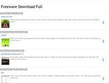 Tablet Screenshot of freewarefull.blogspot.com