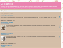 Tablet Screenshot of decapricho.blogspot.com