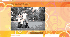 Desktop Screenshot of nsudburyfam.blogspot.com