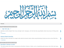 Tablet Screenshot of bismillah-arrahman.blogspot.com