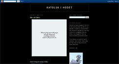 Desktop Screenshot of katolskihodet.blogspot.com