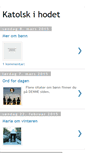 Mobile Screenshot of katolskihodet.blogspot.com
