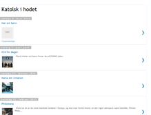 Tablet Screenshot of katolskihodet.blogspot.com