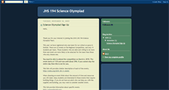 Desktop Screenshot of jhs194science.blogspot.com