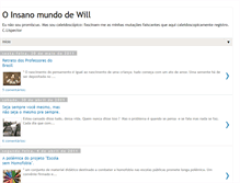 Tablet Screenshot of meumundinhoinsanowill.blogspot.com