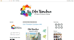 Desktop Screenshot of colorthrowdown.blogspot.com