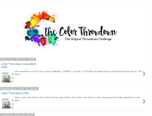 Tablet Screenshot of colorthrowdown.blogspot.com