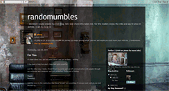 Desktop Screenshot of gabyonrandomumbles.blogspot.com