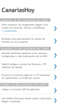 Mobile Screenshot of canariashoynoticias.blogspot.com