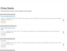 Tablet Screenshot of china-stocks.blogspot.com
