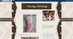 Desktop Screenshot of piecingpatching.blogspot.com