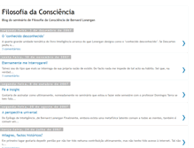 Tablet Screenshot of filosofiaconsciente.blogspot.com