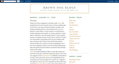 Desktop Screenshot of browndogblogs.blogspot.com