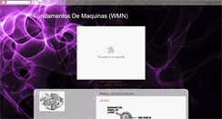 Desktop Screenshot of fundamentosdemaquinaswmn.blogspot.com