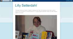 Desktop Screenshot of lillysetterdahl.blogspot.com