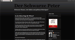 Desktop Screenshot of derschwarzepeter.blogspot.com