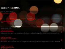Tablet Screenshot of mesothelioma-drzaini.blogspot.com