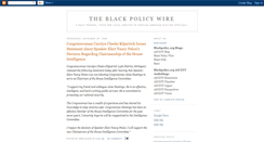 Desktop Screenshot of blackpolicywire.blogspot.com