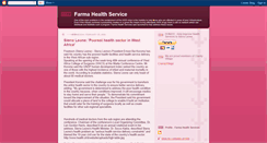 Desktop Screenshot of farmahealthservices.blogspot.com