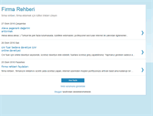 Tablet Screenshot of firmarehberiyiz.blogspot.com