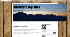 Desktop Screenshot of adventurelogistics.blogspot.com