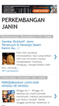 Mobile Screenshot of perkembanganjanin.blogspot.com