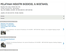 Tablet Screenshot of kursus-biodiesel-bioetanol.blogspot.com