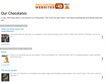 Tablet Screenshot of ourchocolates.blogspot.com