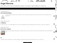 Tablet Screenshot of anangelmomma.blogspot.com