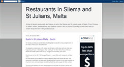 Desktop Screenshot of malta-restaurants.blogspot.com