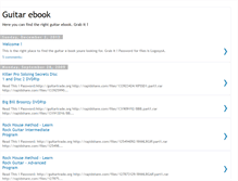 Tablet Screenshot of goodguitarline.blogspot.com