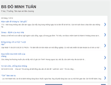 Tablet Screenshot of bsdominhtuan.blogspot.com