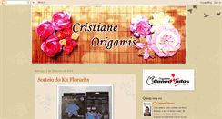 Desktop Screenshot of cristianeorigamis.blogspot.com