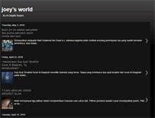 Tablet Screenshot of joeys-znetwork.blogspot.com