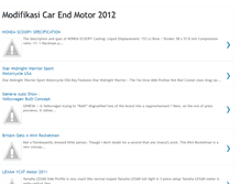 Tablet Screenshot of modifikasicar2012.blogspot.com