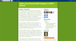 Desktop Screenshot of alisonlaverfawcett.blogspot.com