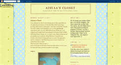 Desktop Screenshot of aisyaascloset.blogspot.com