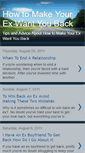 Mobile Screenshot of howtomakeyourexwantyouback.blogspot.com