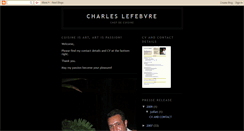 Desktop Screenshot of charleslefebvre.blogspot.com