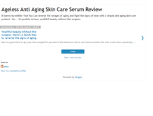 Tablet Screenshot of agelessserumreview.blogspot.com