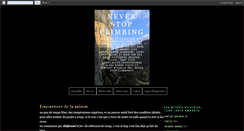 Desktop Screenshot of neverstopclimbing38.blogspot.com