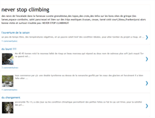Tablet Screenshot of neverstopclimbing38.blogspot.com