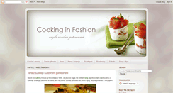 Desktop Screenshot of cooking-in-fashion.blogspot.com