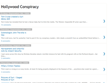 Tablet Screenshot of hollywoodconspiracy.blogspot.com