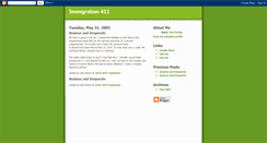 Desktop Screenshot of immigration411.blogspot.com